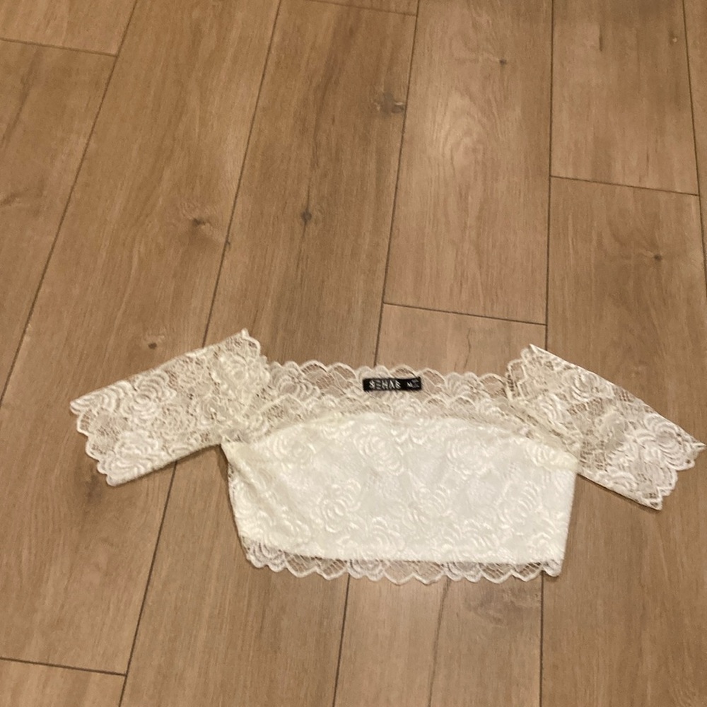 Crop Top Lace Size M